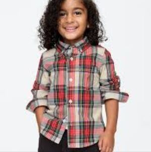 Baby Gap Organic Cotton Poplin Shirt Size 4 NWT 🧸